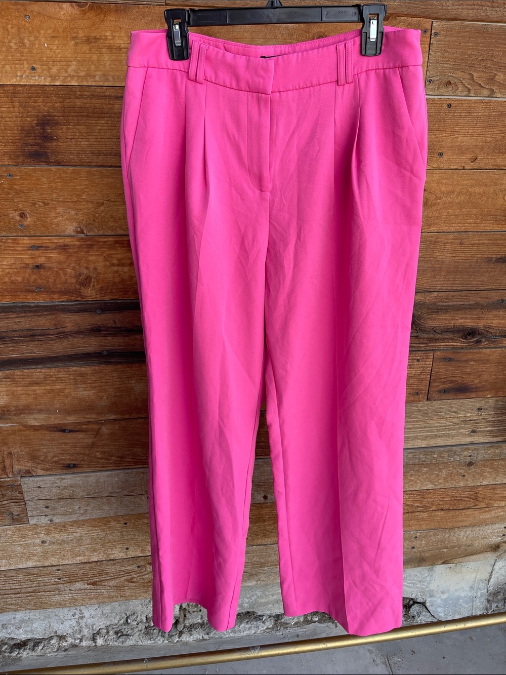 SOHO Apparel Ltd. Women’s Hot Pink Dress Pants Size 10 Straight LegCareerStretch